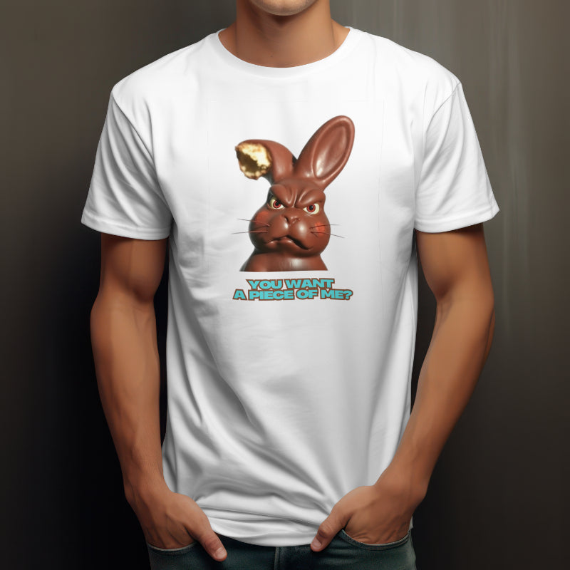 Easter chocolate bunny T-shirt You want a piece of me