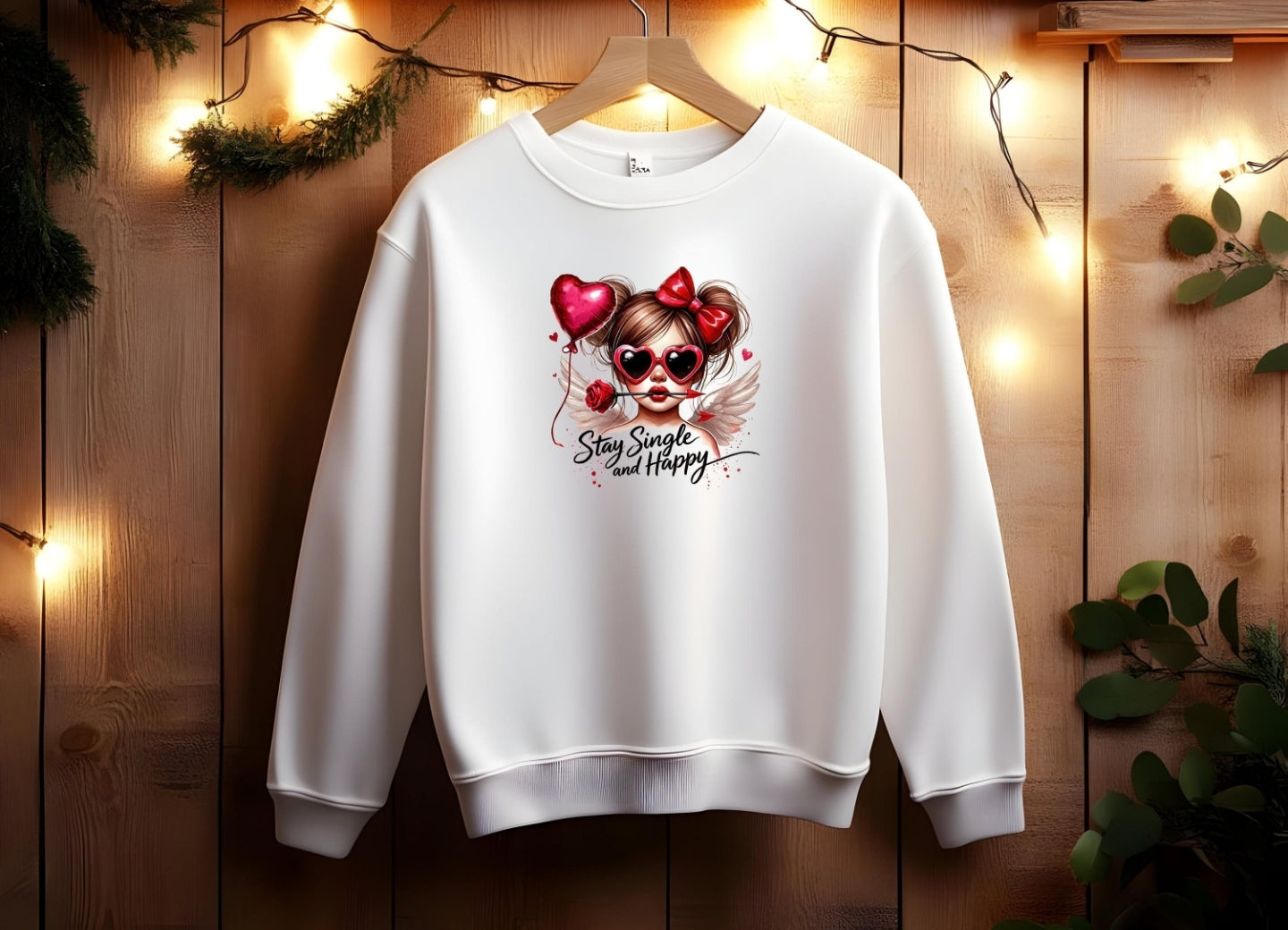 Stay Single and Happy Sweatshirt/Hoodie