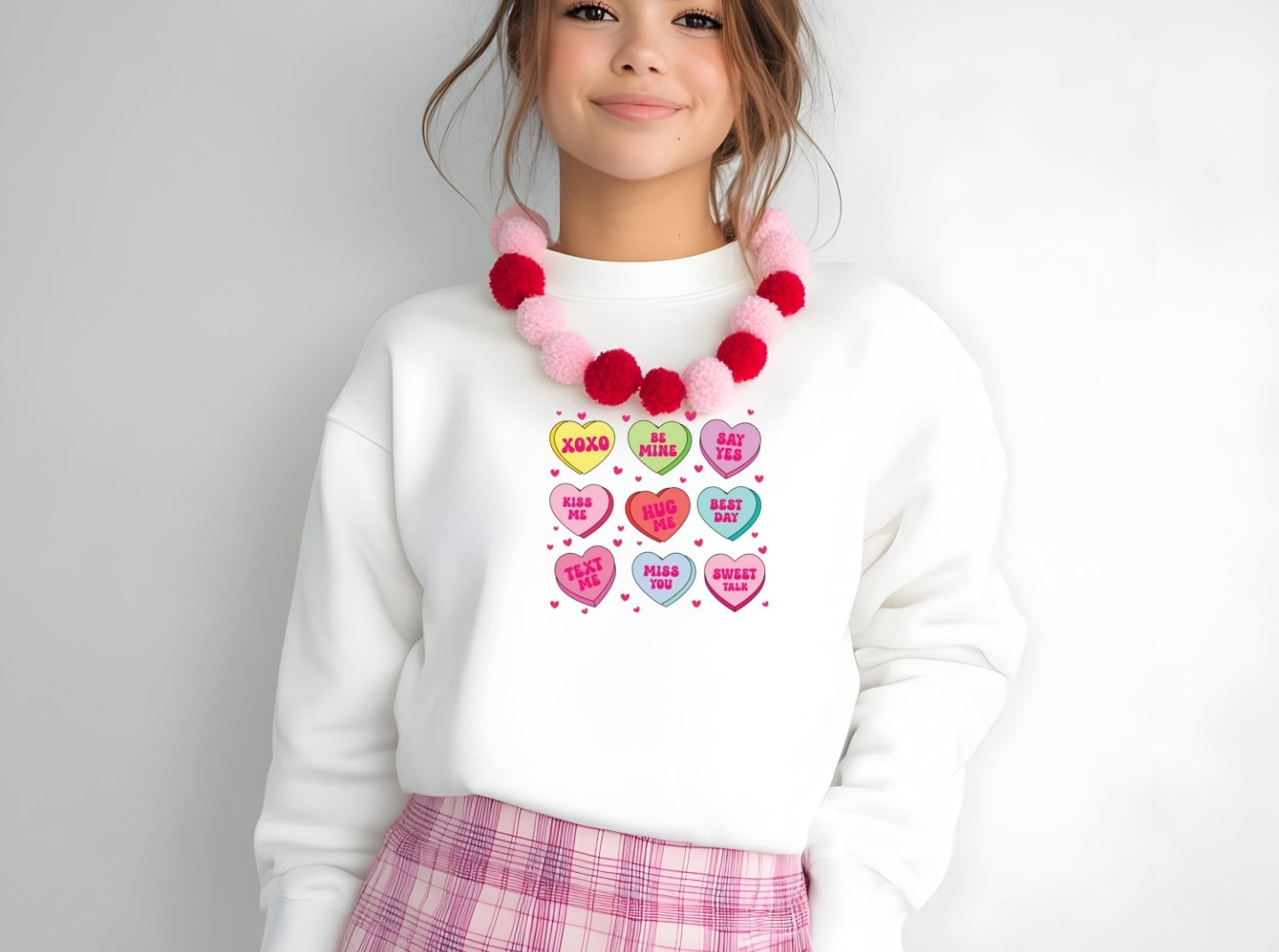 Candy Hearts Sweatshirt/Hoodie