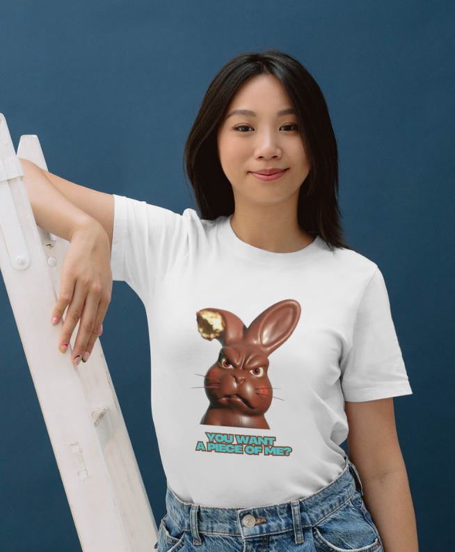 Easter chocolate bunny T-shirt You want a piece of me