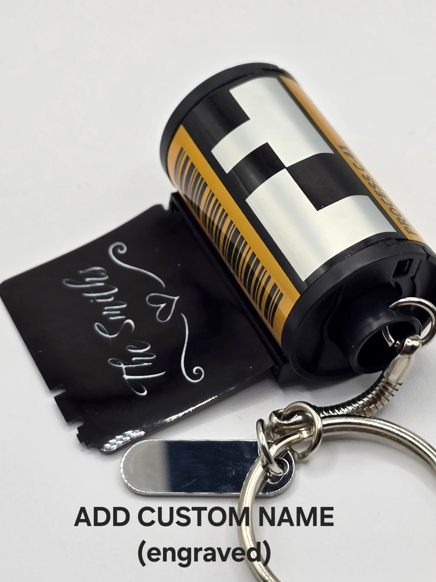 Personalized Photos Film Roll Keychain, Custom Photo Film Roll Keychain, Camera Film Roll Keyring