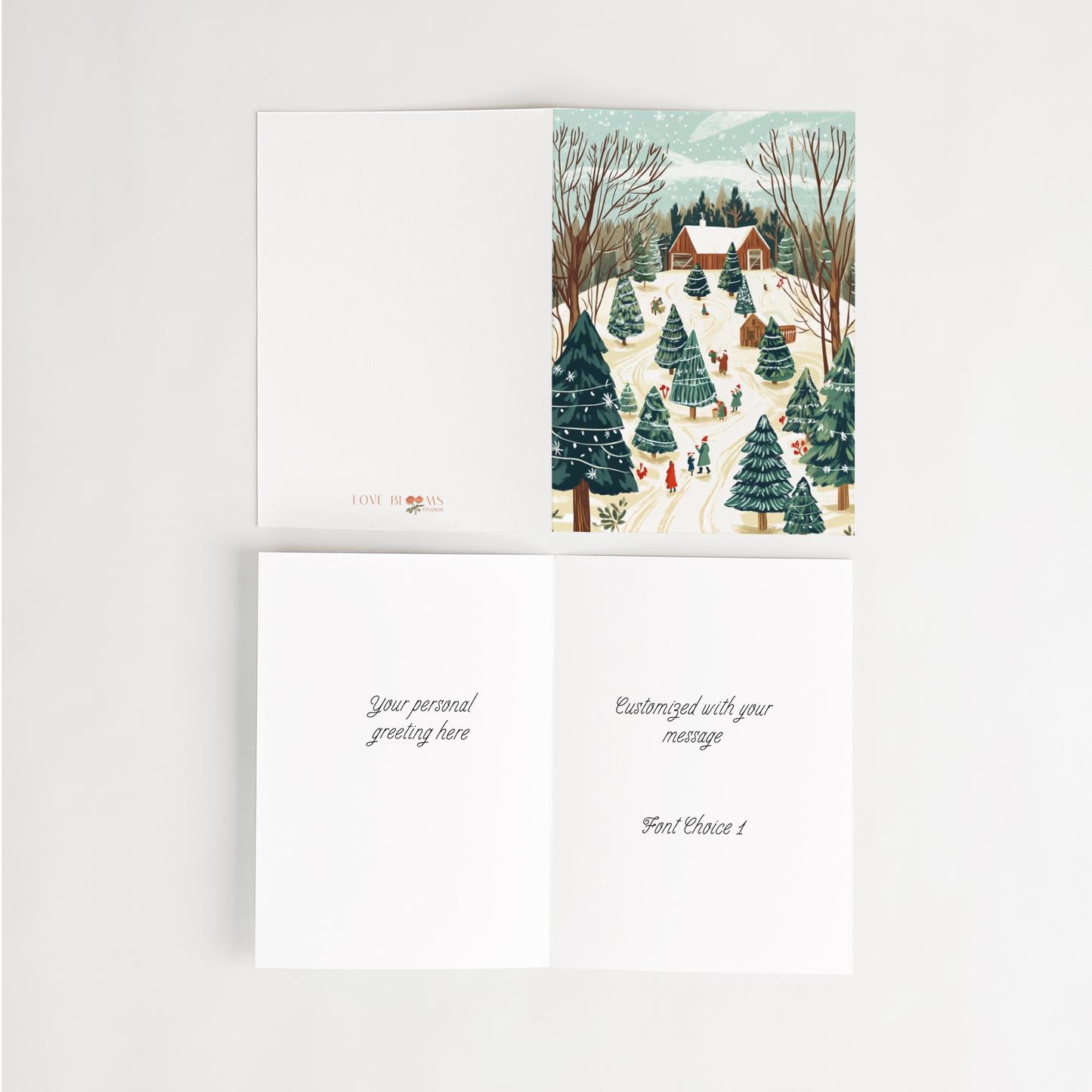 Christmas Tree Farm Personalized Holiday Cards