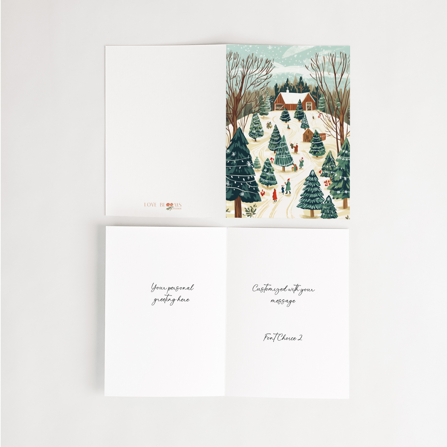 Christmas Tree Farm Personalized Holiday Cards