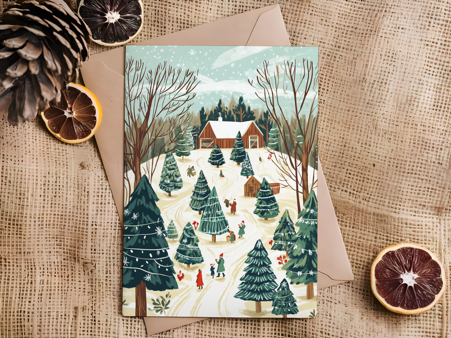 Christmas Tree Farm Personalized Holiday Cards