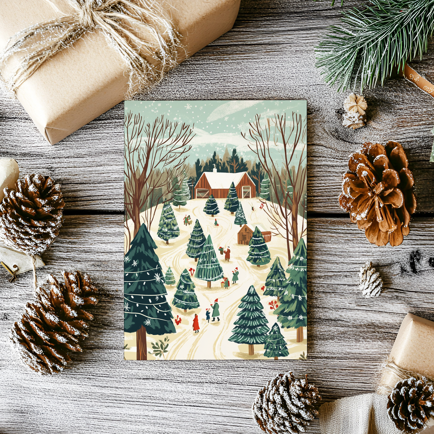 Christmas Tree Farm Personalized Holiday Cards