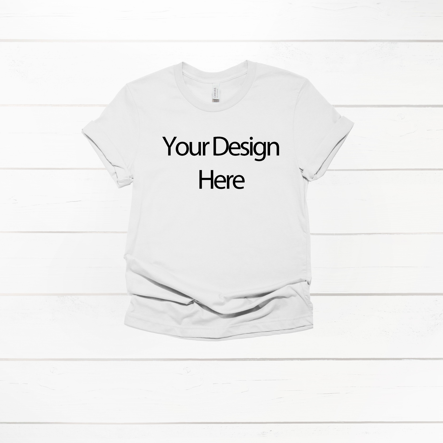 Custom White Short Sleeve T-Shirt Unisex