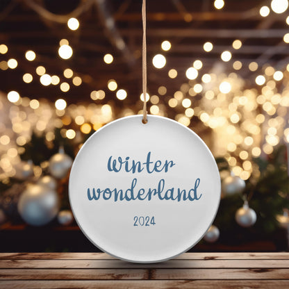 Winter Wonderland 2024 Christmas Ornament